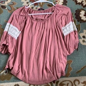 Pink discreet top